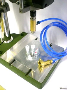 Mini-Bohrsystem komplett mit Proxxon-Bohrmaschine zum Glasbohren